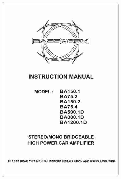 Bassworx Car Amplifier BA150 1-page_pdf